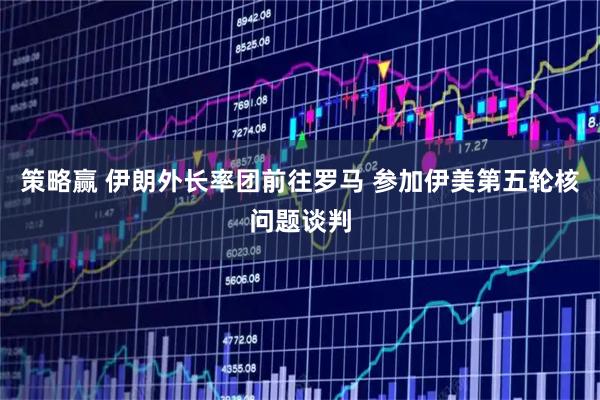 策略赢 伊朗外长率团前往罗马 参加伊美第五轮核问题谈判